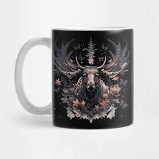 Elk deer nature Scandinavian forest Mug